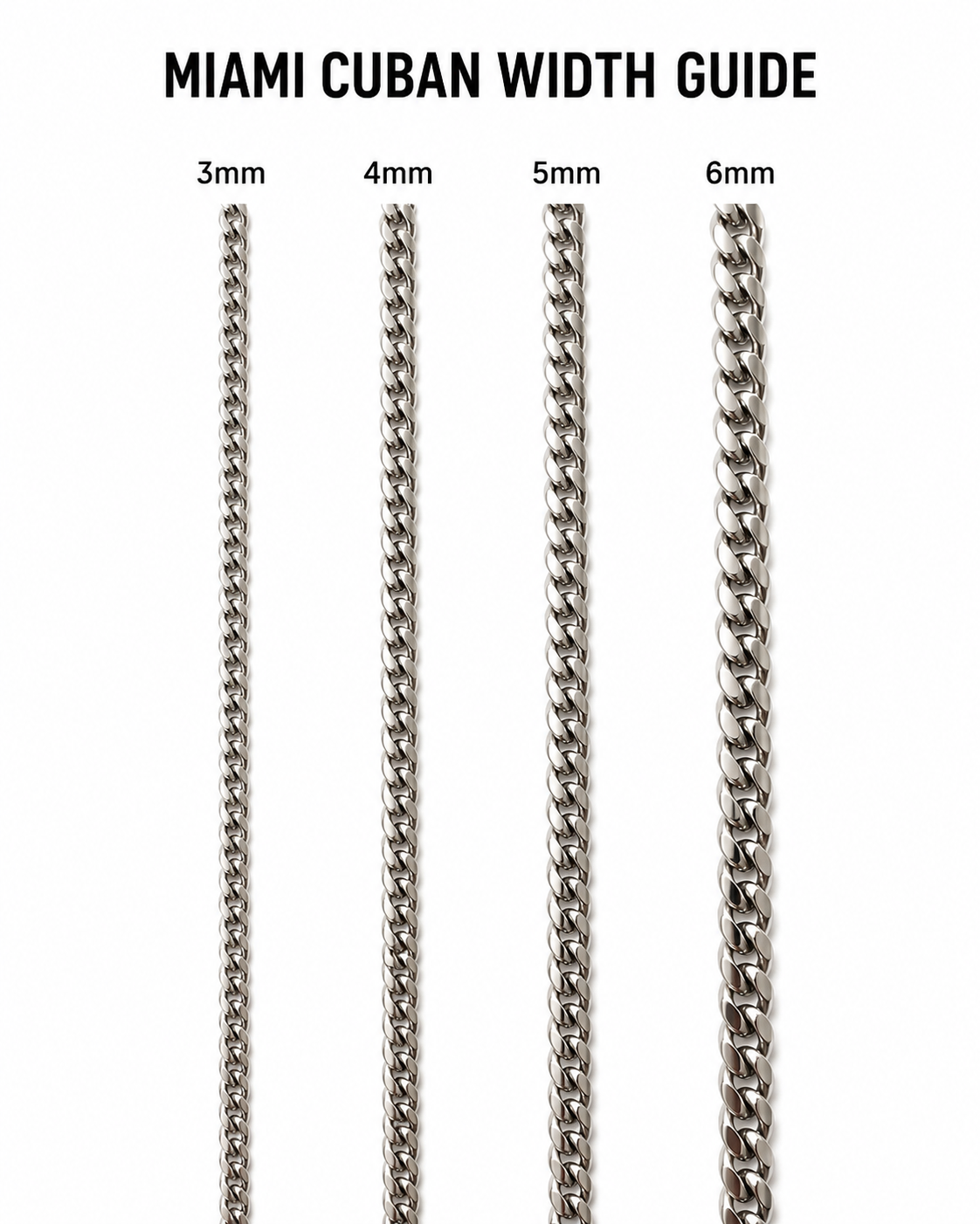 BLCKKRWN Miami Cuban chain in gold finish, clasp detail